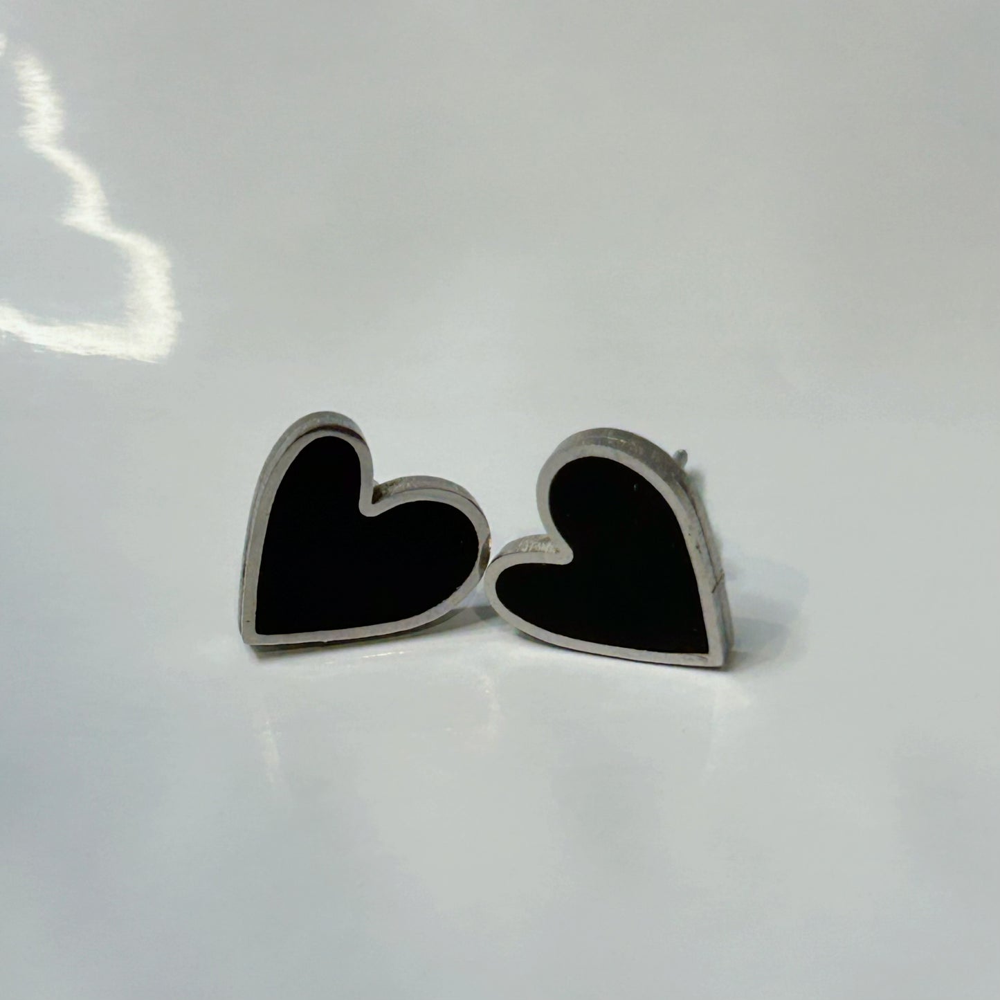 Heart studs